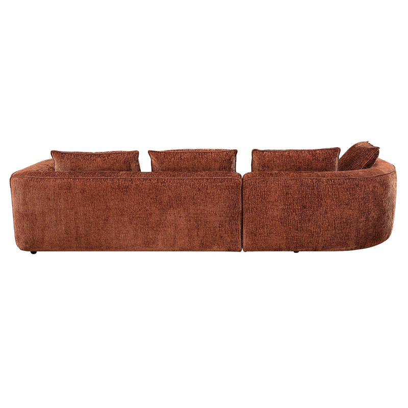 Sectional Sofa w/4 Pillows