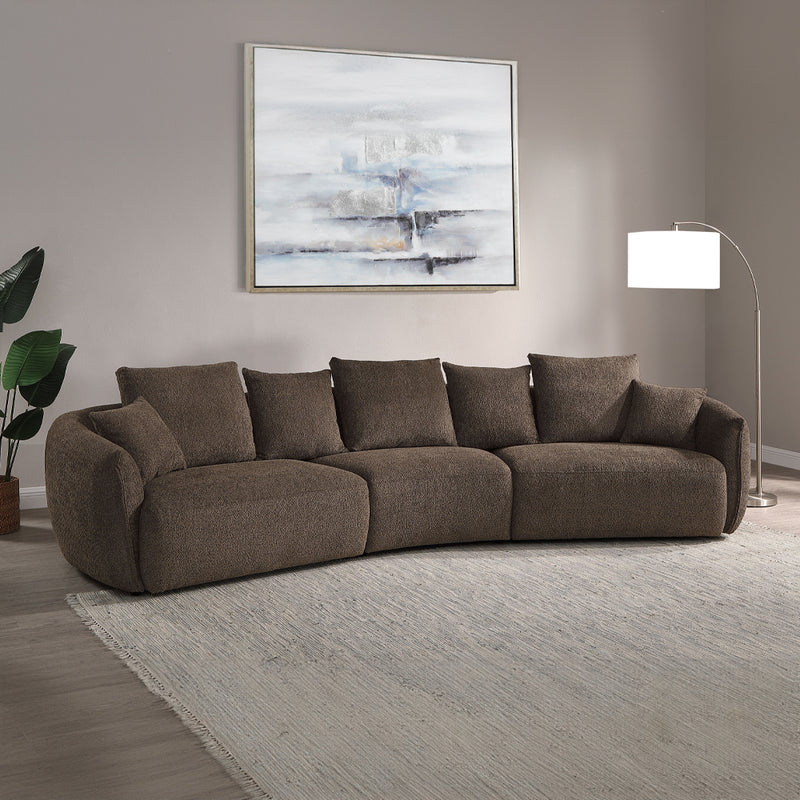 Sofa w/7 Pillows