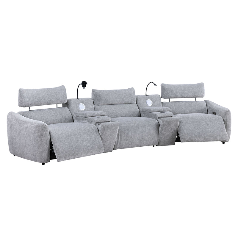 Modular Power Motion Armless Recliner