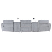 Modular Power Motion Armless Recliner
