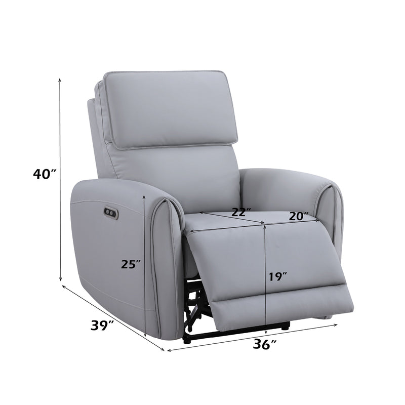 Power Motion Recliner  w/USB Port
