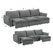Power Sliding Sofa w/Sleeper