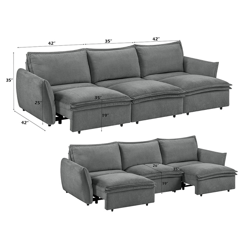 Power Sliding Sofa w/Sleeper