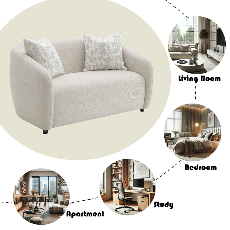 Loveseat w/2 Pillows