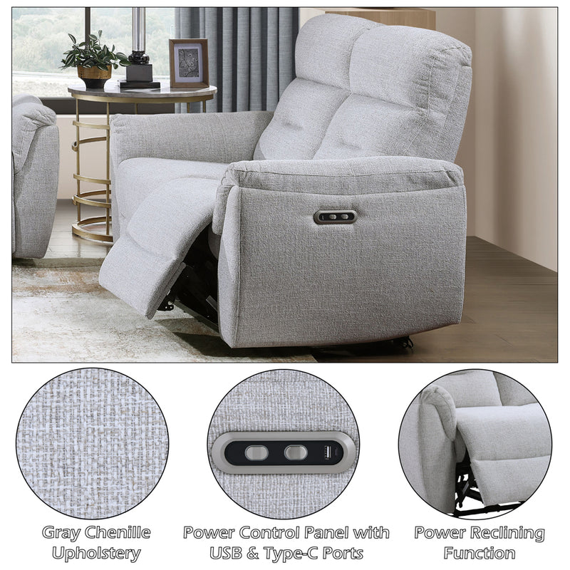 Power Motion Loveseat  w/USB Port