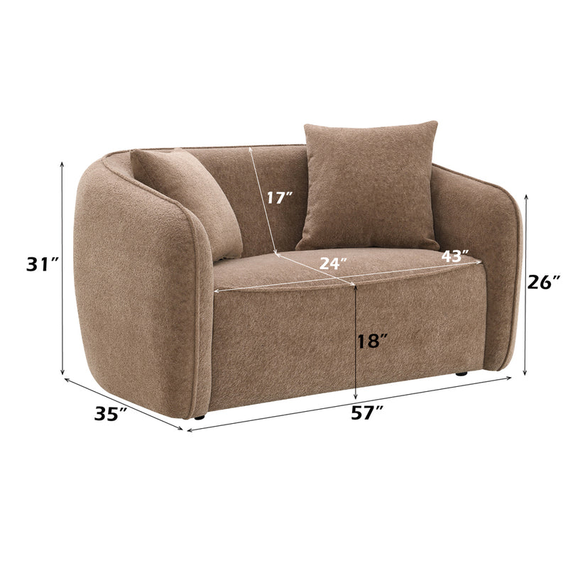 Loveseat w/2 Pillows