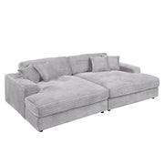 Sectional Sofa w/4 Pillows