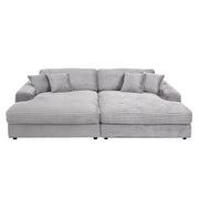 Sectional Sofa w/4 Pillows
