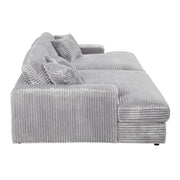 Sectional Sofa w/4 Pillows