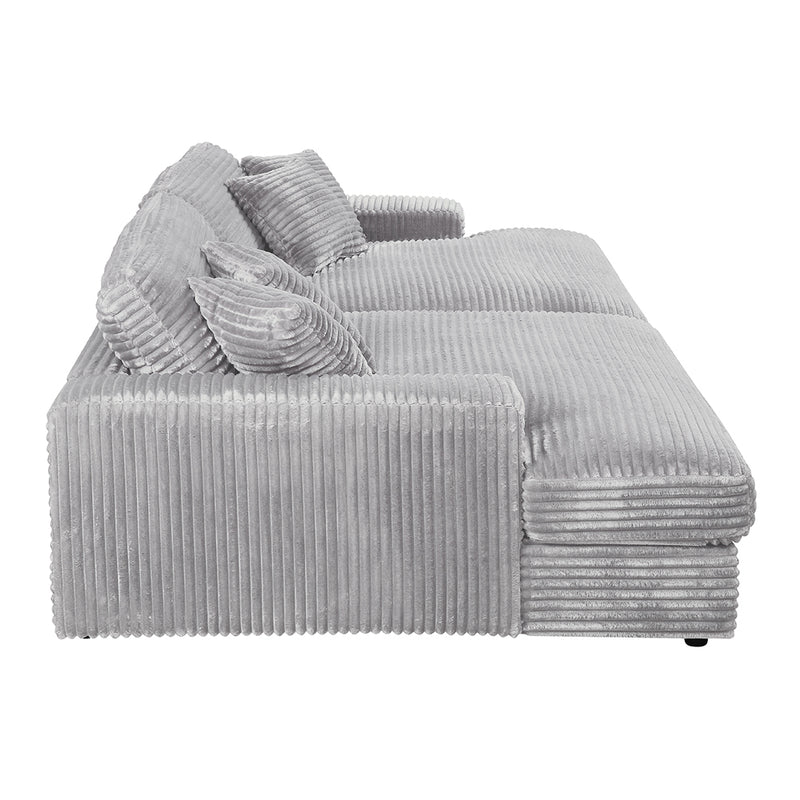 Sectional Sofa w/4 Pillows