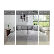 Sectional Sofa w/4 Pillows