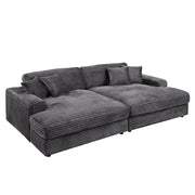 Sectional Sofa w/4 Pillows