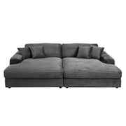 Sectional Sofa w/4 Pillows