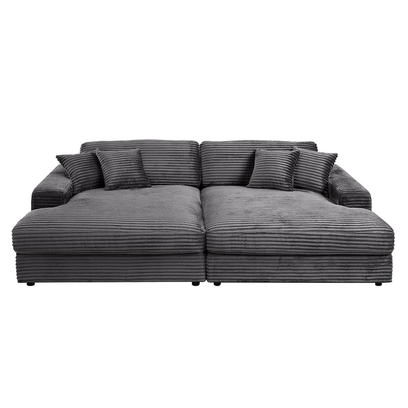 Sectional Sofa w/4 Pillows