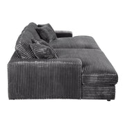 Sectional Sofa w/4 Pillows