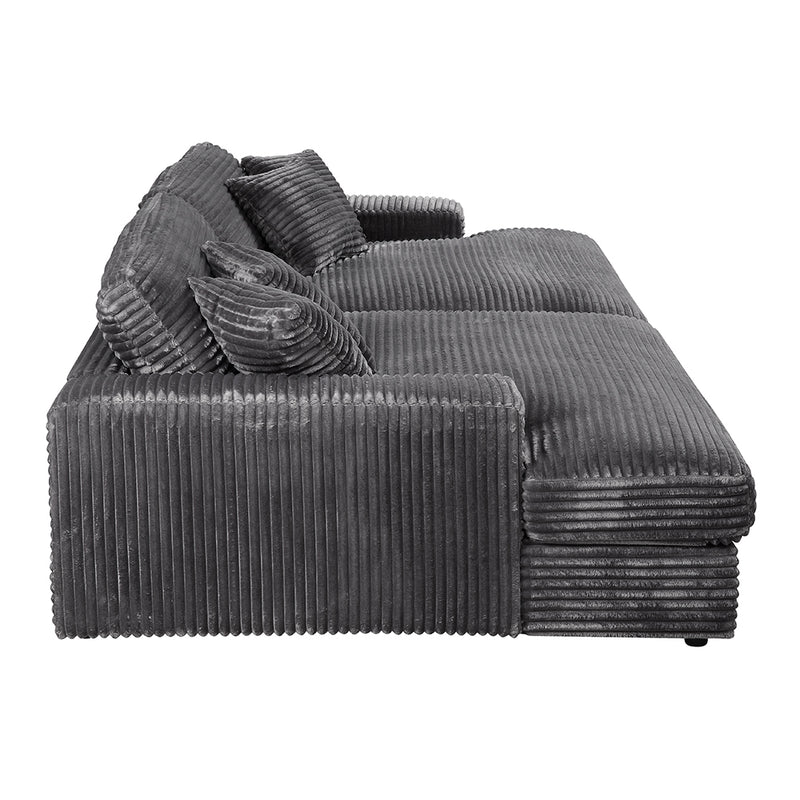 Sectional Sofa w/4 Pillows
