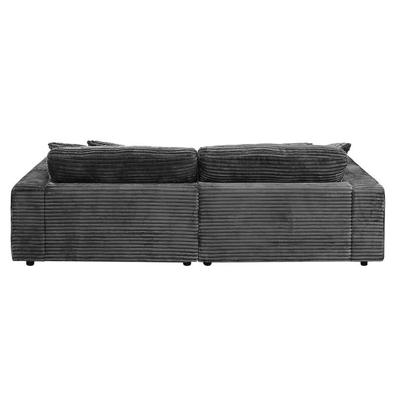 Sectional Sofa w/4 Pillows