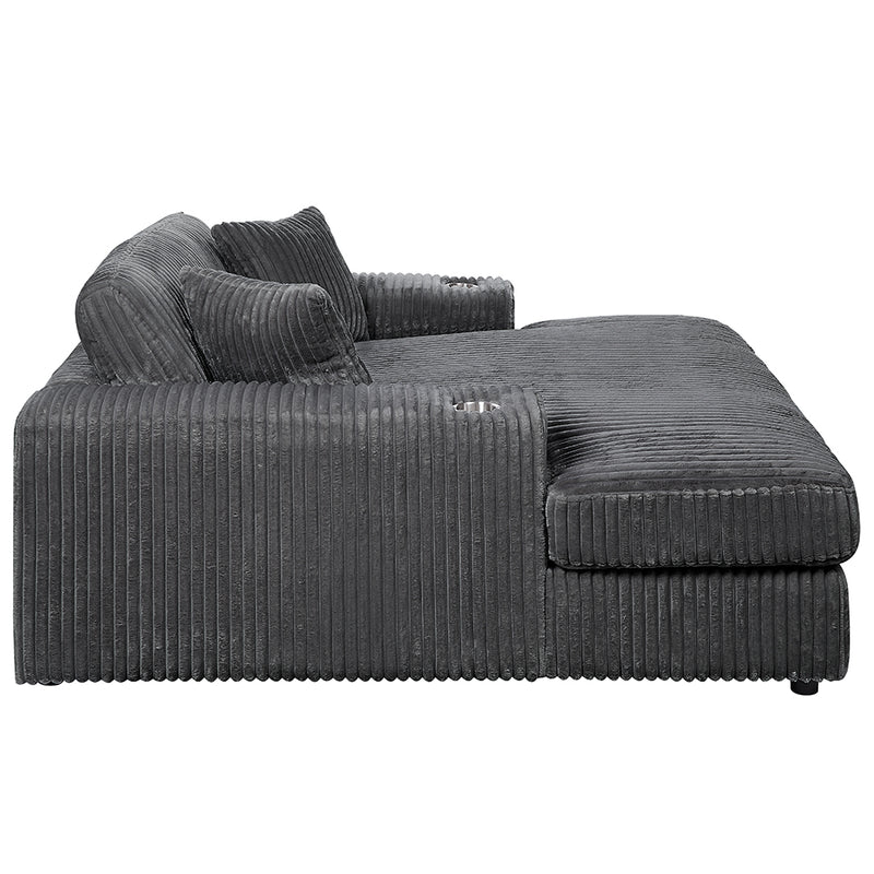 Chaise w/2 Pillows