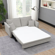 Sofa w/Sleeper, Storage & 2 Pillows