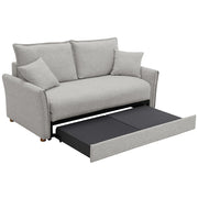 Sofa w/Sleeper, Storage & 2 Pillows