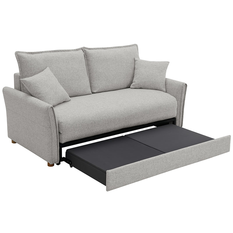 Sofa w/Sleeper, Storage & 2 Pillows