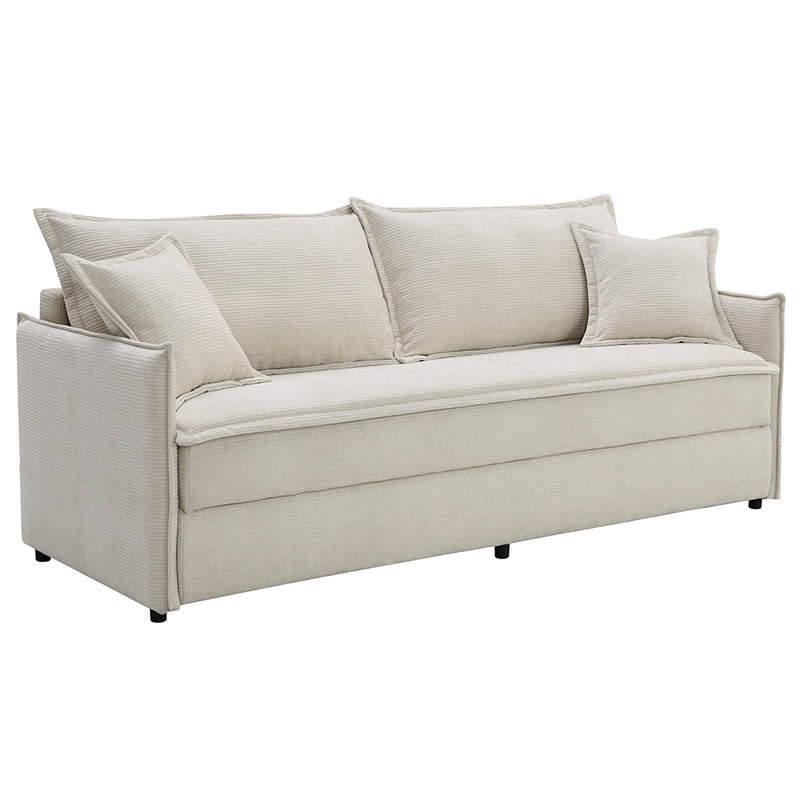 Sofa w/Sleeper & 2 Pillows
