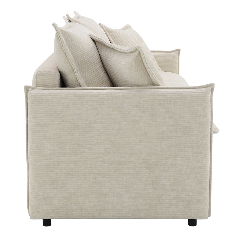 Sofa w/Sleeper & 2 Pillows