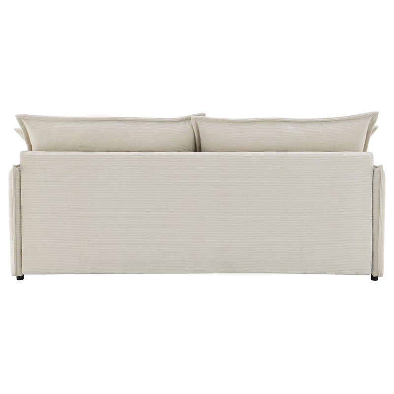 Sofa w/Sleeper & 2 Pillows