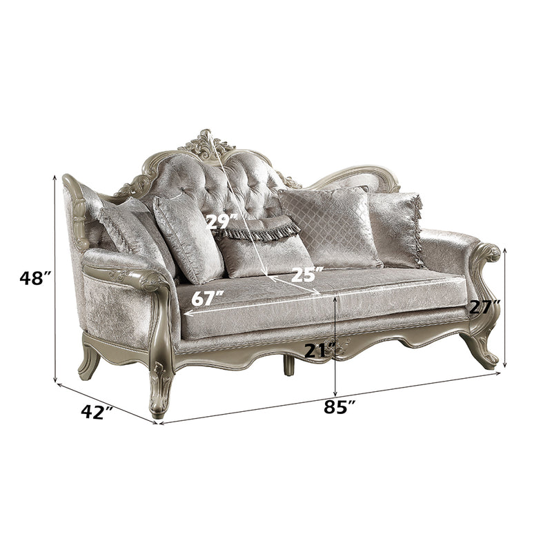 Sofa w/5 Pillows