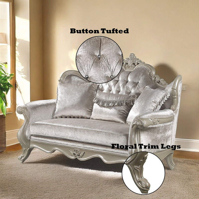 Loveseat w/3 Pillows