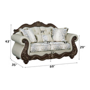 Loveseat w/3 Pillows