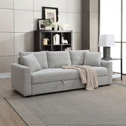 Sofa w/Sleeper & 2 Pillows