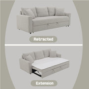 Sofa w/Sleeper & 2 Pillows