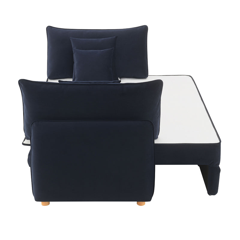 Sofa w/Sleeper & 3 Pillows