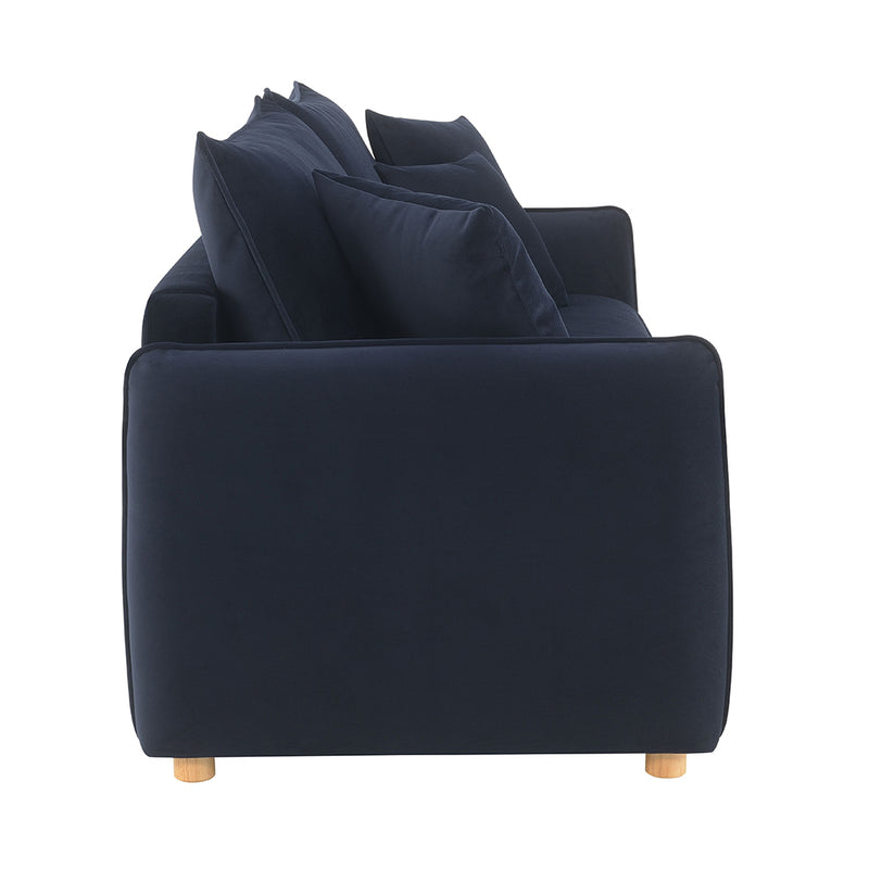 Sofa w/Sleeper & 3 Pillows