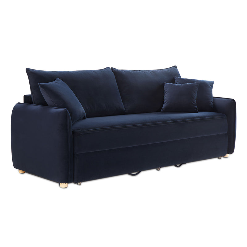 Sofa w/Sleeper & 3 Pillows