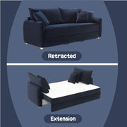 Sofa w/Sleeper & 3 Pillows