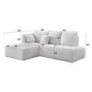 Sectional Sofa w/2Pillows