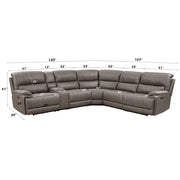Power Motion Sectional Sofa w/USB Port