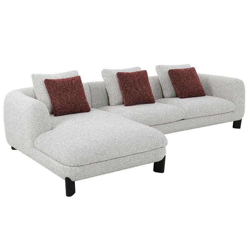Sectional Sofa w/6 Pillows