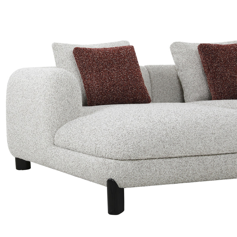 Sectional Sofa w/6 Pillows