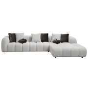 Sectional Sofa w/8 Pillows