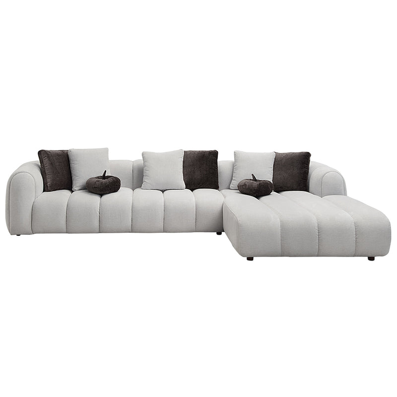 Sectional Sofa w/8 Pillows