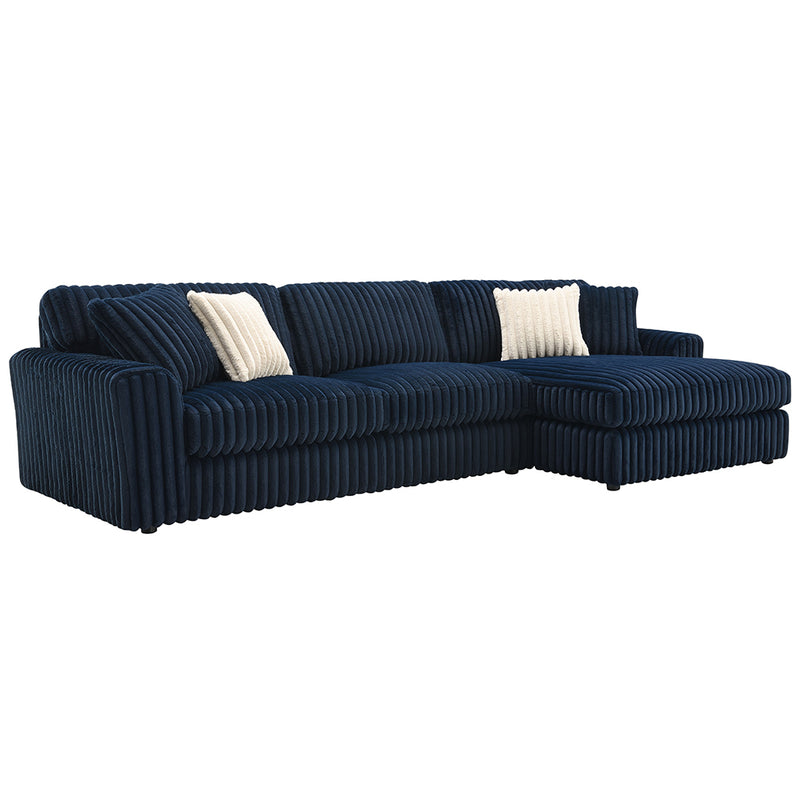 Sectional Sofa w/4 Pillows