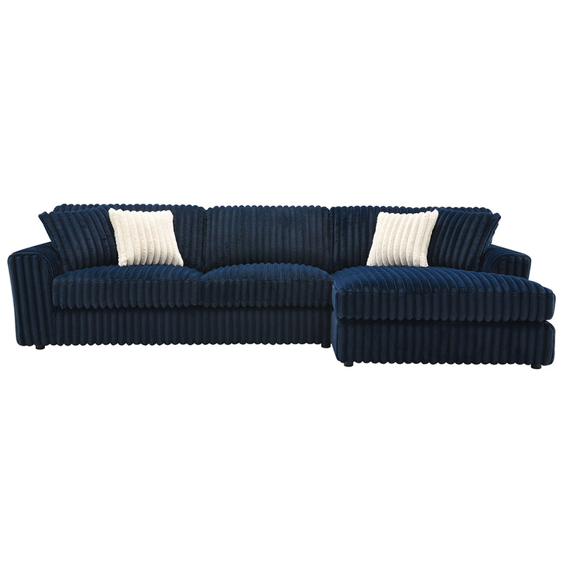 Sectional Sofa w/4 Pillows