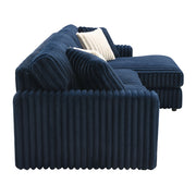 Sectional Sofa w/4 Pillows