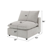 Modular Armless Chair