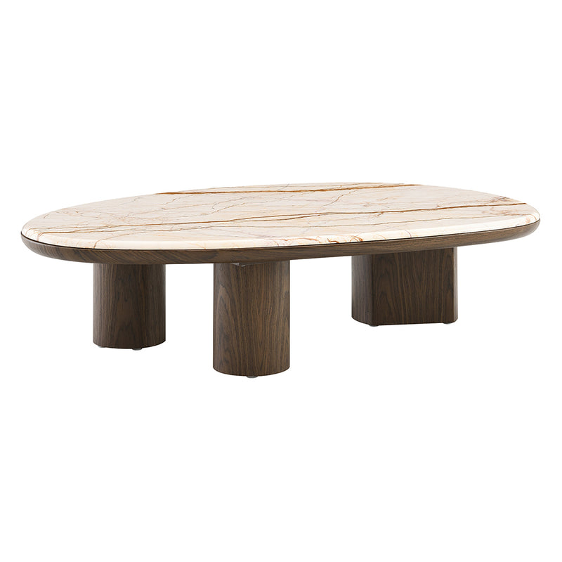Coffee Table w/Natural Marble