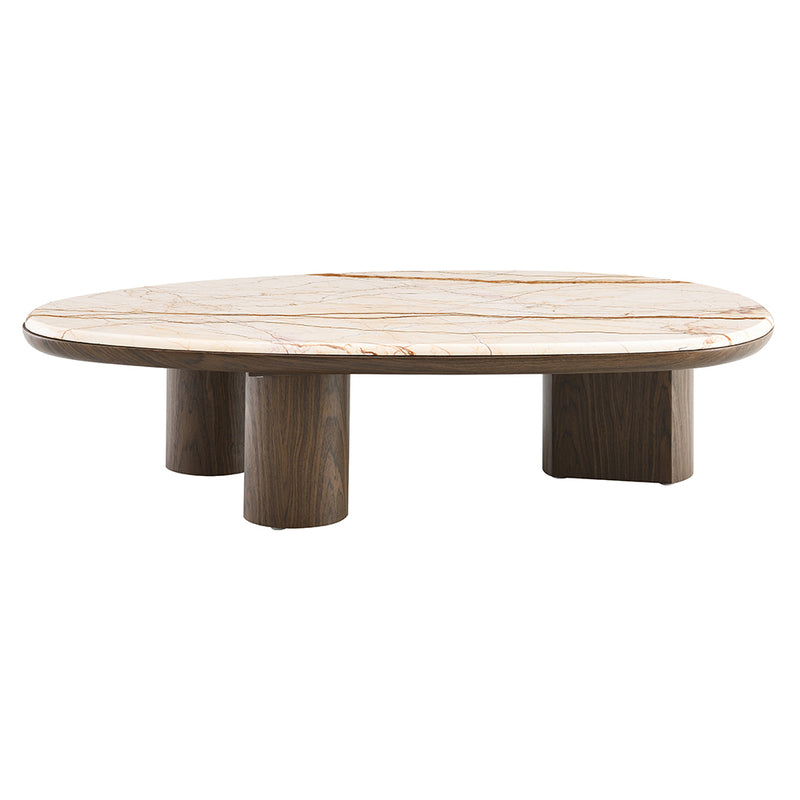 Coffee Table w/Natural Marble