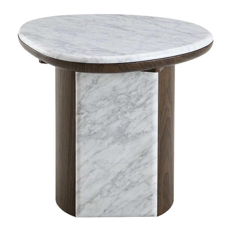End Table w/Natural Marble